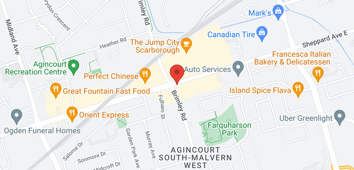 map of 4431 SHEPPARD AVE E